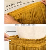 裾広がりのAラインが、女性らしい印象を与えるヴィンテージサテン消しプリーツスカー… | aquagarage | 詳細画像20
