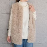 アイボリー | 柔らかい生地感のピンタックニットトップス | aquagarage