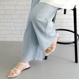 ブルー | コーデのマンネリ化を即解消!クロシェレースストレートパンツ | aquagarage