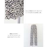 柔らかな履き心地で楽ちん、プリントプリーツパンツ | aquagarage | 詳細画像21