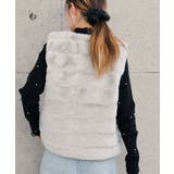 ふんわりと暖かい、なめらかな手触りのフェイクファーベスト | aquagarage | 詳細画像14 