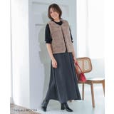 ふんわりと暖かい、なめらかな手触りのフェイクファーベスト | aquagarage | 詳細画像4 