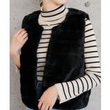 ふんわりと暖かい、なめらかな手触りのフェイクファーベスト | aquagarage | 詳細画像6 