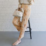 水彩:グレー | 繊細で華やかな印象のアコーディオンプリーツパンツ | aquagarage