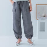 チャコール | ツイルカーゴパンツ レディース 春 秋 冬 | aquagarage