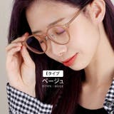 Eタイプ：ベージュ | 伊達メガネ uvカット 黒 | aquagarage
