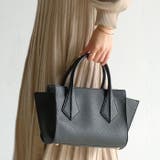 ブラック | 程よいサイズ感でコーデに馴染む。2Wayミニハンドバッグ | aquagarage