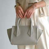 グレー | 程よいサイズ感でコーデに馴染む。2Wayミニハンドバッグ | aquagarage