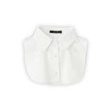 シャツ襟：ホワイト | 付けるだけでレイヤードがバッチリ決まる！『大人かわいい！シャツ＆フリル付け襟』 | aquagarage