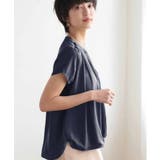 ネイビー | ブラウス シフォン トップス | aquagarage