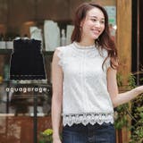 トップス ノースリーブ レース | aquagarage | 詳細画像1 