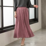 ペールピンク | スカート ランダムプリーツ プリーツスカート | aquagarage