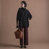 着映えする大人の洗練ニット!タートルネックニットポンチョ | aquagarage | 詳細画像2