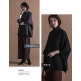 着映えする大人の洗練ニット!タートルネックニットポンチョ | aquagarage | 詳細画像20