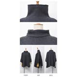 着映えする大人の洗練ニット!タートルネックニットポンチョ | aquagarage | 詳細画像9