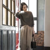 グレー | ウォーム感のある生地でステッチがさり気ないアクセント!ステッチデザインスウェット… | aquagarage