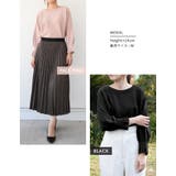 女性らしいニュアンスたっぷり!袖口プリーツニットトップス | aquagarage | 詳細画像16