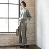 女性らしいニュアンスたっぷり!袖口プリーツニットトップス | aquagarage | 詳細画像2