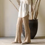 アッシュ | 動くたびに表情豊かに揺れる！変形プリーツフレアパンツ | aquagarage