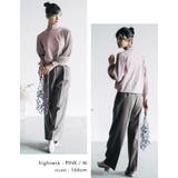 シンプルながら表情豊かに着映える!ハイネックプリーツ袖ニットトップス | aquagarage | 詳細画像11