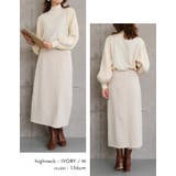 シンプルながら表情豊かに着映える!ハイネックプリーツ袖ニットトップス | aquagarage | 詳細画像18