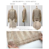 透け感が大人女性の魅力を引き出す!繊細な花レーストップス×インナーキャミセット | aquagarage | 詳細画像8