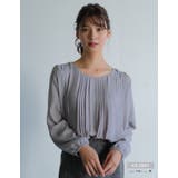これ1枚でインナーいらず! 裏起毛フロントプリーツシフォンブラウス | aquagarage | 詳細画像19