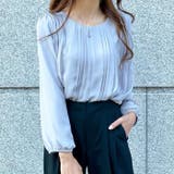 これ1枚でインナーいらず! 裏起毛フロントプリーツシフォンブラウス | aquagarage | 詳細画像2