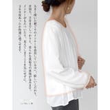 これ1枚でインナーいらず! 裏起毛フロントプリーツシフォンブラウス | aquagarage | 詳細画像9