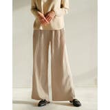 リラクシーな中にも洗練さを演出してくれる!セルフカットベロアリブパンツ | aquagarage | 詳細画像10