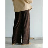 リラクシーな中にも洗練さを演出してくれる!セルフカットベロアリブパンツ | aquagarage | 詳細画像11