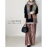 リラクシーな中にも洗練さを演出してくれる!セルフカットベロアリブパンツ | aquagarage | 詳細画像14