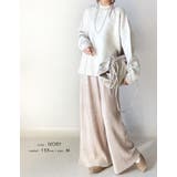 リラクシーな中にも洗練さを演出してくれる!セルフカットベロアリブパンツ | aquagarage | 詳細画像15