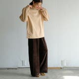 リラクシーな中にも洗練さを演出してくれる!セルフカットベロアリブパンツ | aquagarage | 詳細画像2