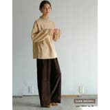 リラクシーな中にも洗練さを演出してくれる!セルフカットベロアリブパンツ | aquagarage | 詳細画像21