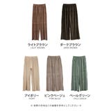 リラクシーな中にも洗練さを演出してくれる!セルフカットベロアリブパンツ | aquagarage | 詳細画像3