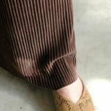 リラクシーな中にも洗練さを演出してくれる!セルフカットベロアリブパンツ | aquagarage | 詳細画像9