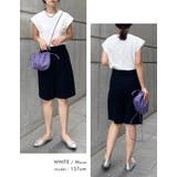 くるっと大き目に折り返した袖が目を引くデザイン!フレンチスリーブカットソー | aquagarage | 詳細画像11