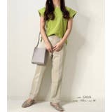 くるっと大き目に折り返した袖が目を引くデザイン!フレンチスリーブカットソー | aquagarage | 詳細画像13