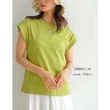 くるっと大き目に折り返した袖が目を引くデザイン!フレンチスリーブカットソー | aquagarage | 詳細画像15