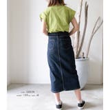 くるっと大き目に折り返した袖が目を引くデザイン!フレンチスリーブカットソー | aquagarage | 詳細画像23