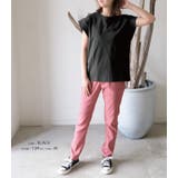 くるっと大き目に折り返した袖が目を引くデザイン!フレンチスリーブカットソー | aquagarage | 詳細画像25