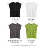 くるっと大き目に折り返した袖が目を引くデザイン!フレンチスリーブカットソー | aquagarage | 詳細画像3