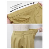 楽ちんなのにしっかりきちんと感。フロントタック入りワイドパンツ | aquagarage | 詳細画像12