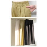 楽ちんなのにしっかりきちんと感。フロントタック入りワイドパンツ | aquagarage | 詳細画像14