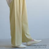 楽ちんなのにしっかりきちんと感。フロントタック入りワイドパンツ | aquagarage | 詳細画像6