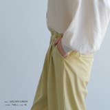 楽ちんなのにしっかりきちんと感。フロントタック入りワイドパンツ | aquagarage | 詳細画像9