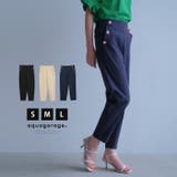 ゴールドボタンがスタイリッシュな雰囲気を演出！フロントボタンストレートパンツ | aquagarage | 詳細画像1 