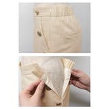 ゴールドボタンがスタイリッシュな雰囲気を演出！フロントボタンストレートパンツ | aquagarage | 詳細画像12 