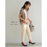 ゴールドボタンがスタイリッシュな雰囲気を演出！フロントボタンストレートパンツ | aquagarage | 詳細画像17 